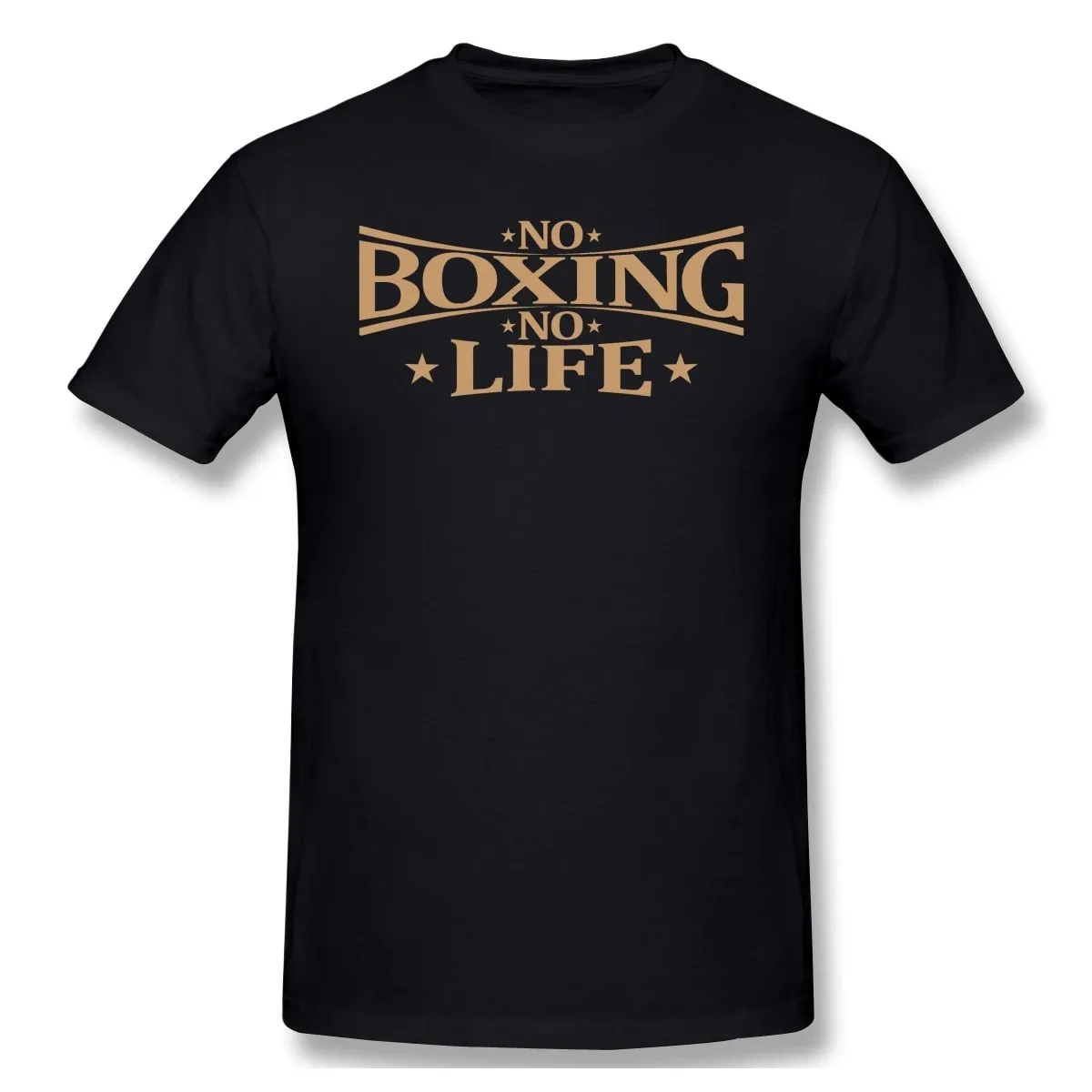 Summer Print Boxing No Life T-shirt Creative Funny Sarcastic Cotton Short Sleeved Casual T-Shirts Streetwear Tee Tops For Male