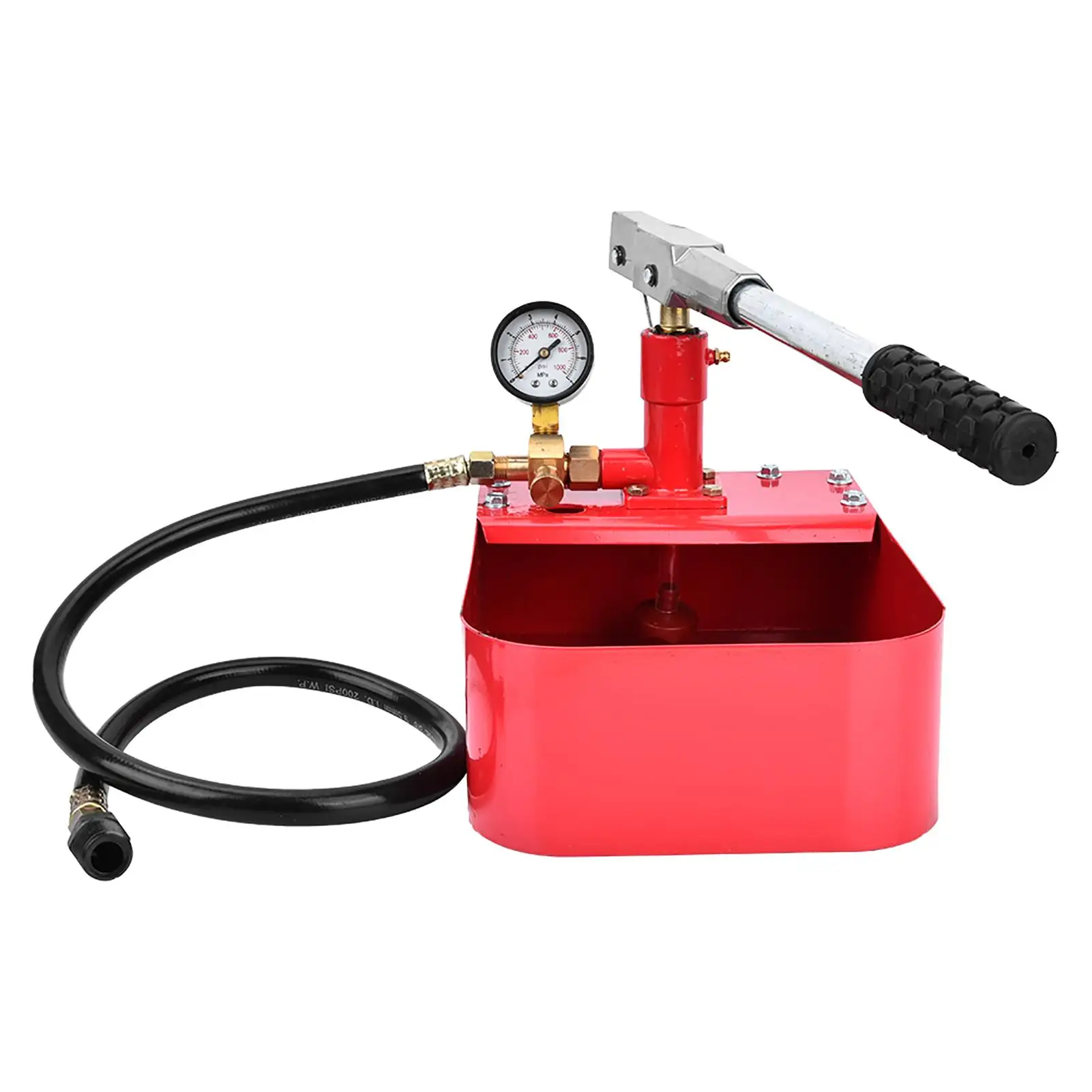 1000PSI Hydraulic Test Pump - Manual  Valve Water Tester Tool for pressure Testing 7MPa