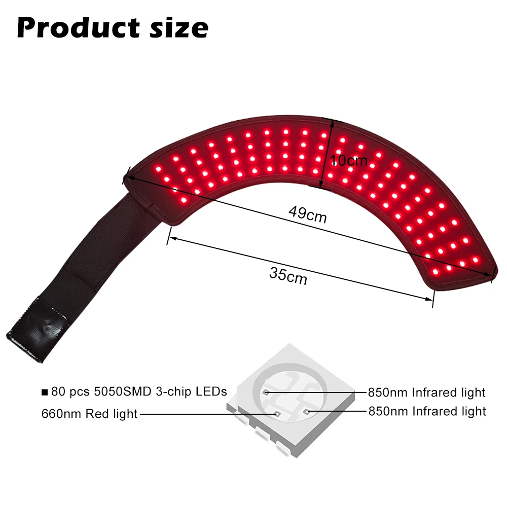 

2025 New Arrival Rechargeable Built in Battery 660nm 850nm Infrared Pain Relief Red Light Therapy Horse Hoof Wrap Boot