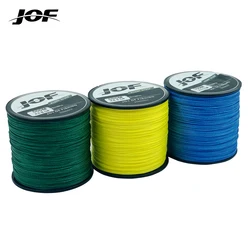 JOF 4 Strand 300M/500M 8LB 10LB 20LB 30LB 35LB 80Lb Floating Fishing Line Strong Pull Power Wear-Resisting PE Braided Line