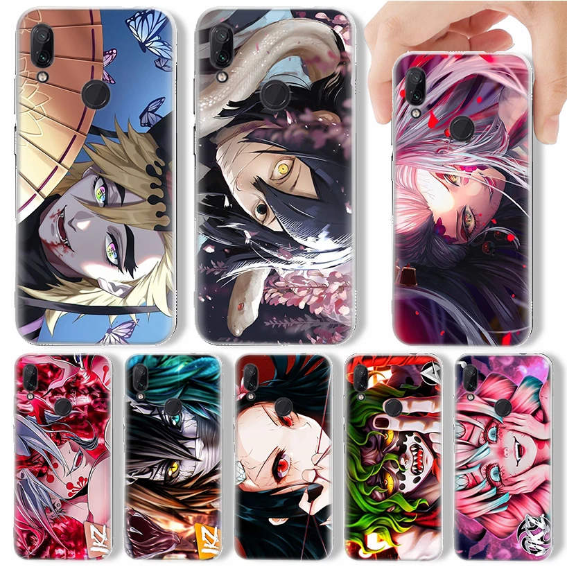 Kimetsu No Yaiba Demon Phone Case For Xiaomi Mi 11 Lite 12X 11T 10T 9T 12 Pro 11i 8 9 10 Ultra 5G 5X 6X Soft Cover Silicone Shel