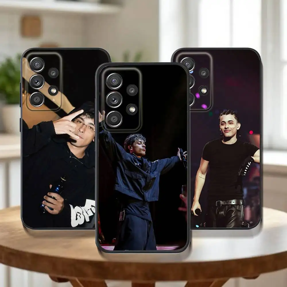 

Singer Trueno Phone Case For Samsung Galaxy A73,31,32,72,41,53,52,71,22,5G,Note,J7,8,9 Soft Black Cover