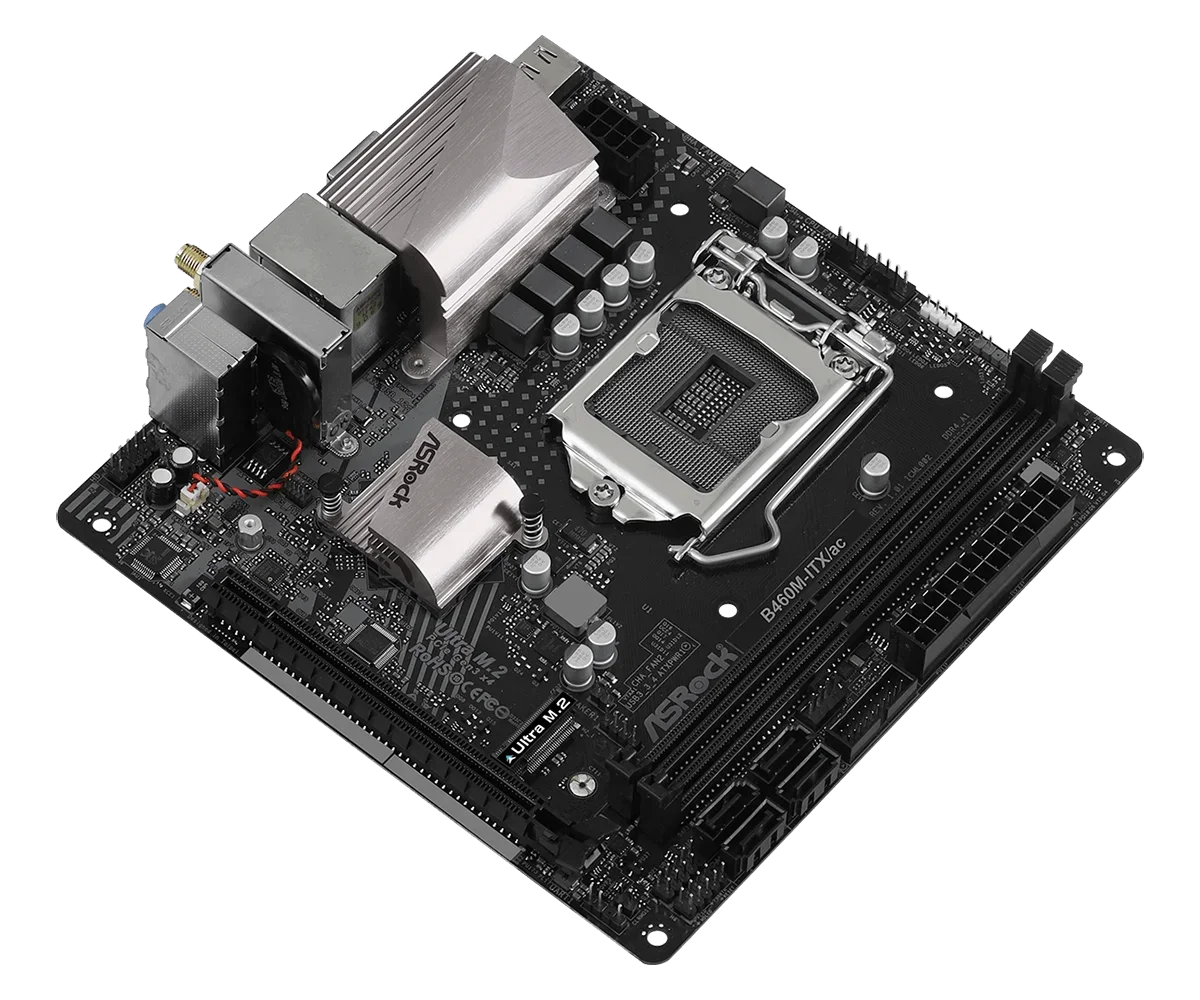 B460 Mini-ITX マザーボード ASRock B460M-ITX/AC マザーボード LGA