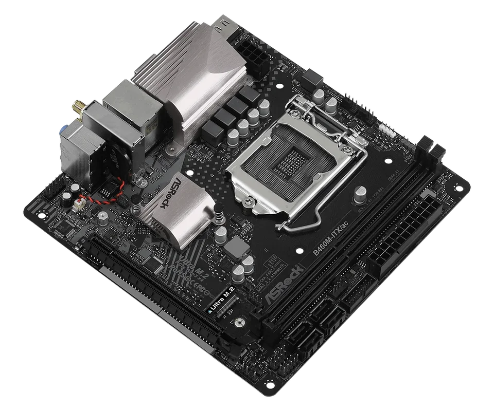 B460 Mini-ITX Motherboard ASRock B460M-ITX/AC Motherboard LGA 1200