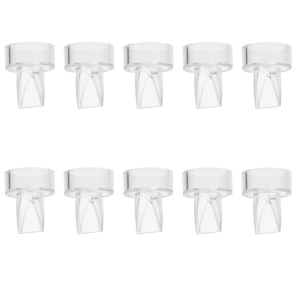 

10pcs Breast Pump Accessories 22mm Silicone Duckbill Valves Anti Reflux Manual Pump Parts Safe Durable Easy Clean
