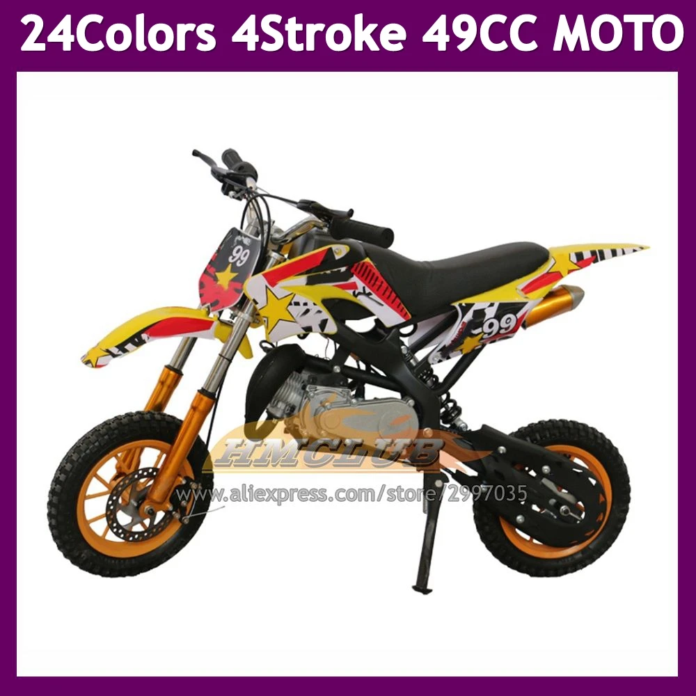 2023 49/50CC 4 Stroke ATV OFF-road Gasoline Motorcycle Racing MOTO Dirt Bike Motorbike For Outdoor Sports Race Team Racing Game