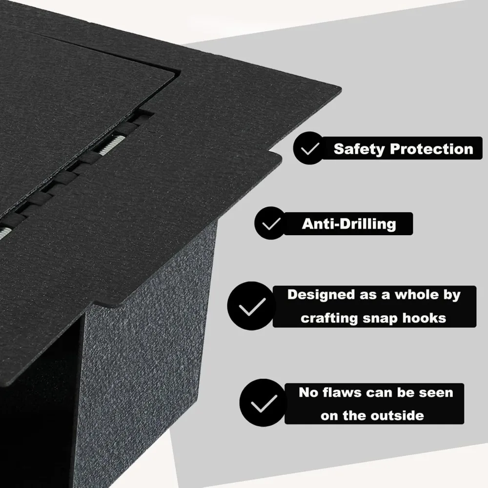 Center Console Safe Vault - KEREN Console Gun Safe Box Compatible with Subaru Outback 2015-2019, 4-Digit Combination Lock