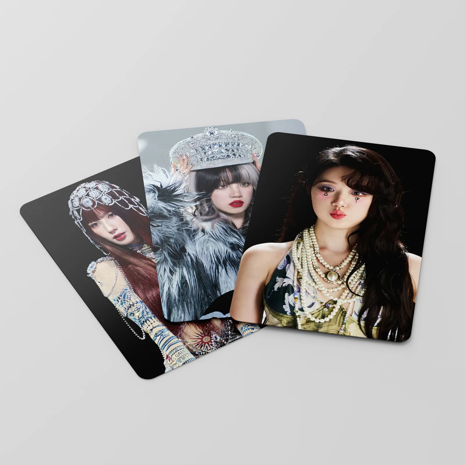 Imagem -06 - Cartões Lomo Impressos em hd Paranovo Álbum Super Lady Photocards Idol Shuhua Minnie Idol Soyeon Miyeon Idol Presente 55 Pcs Conjunto g Fãs