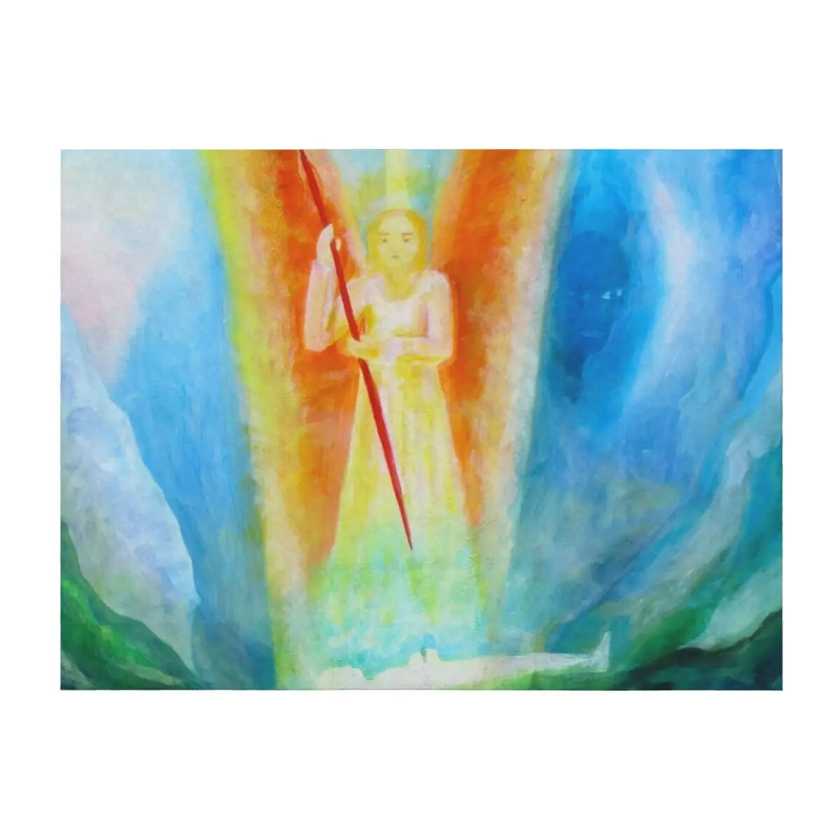 

Salem - Fires in Heaven - s4lem Throw Blanket blankets and throws Beach Beautifuls Decorative Sofa Blankets
