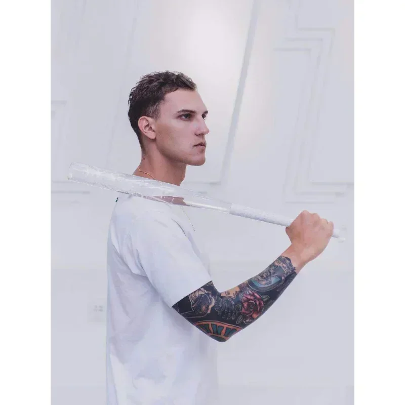

2026Crystal Baseball Bat Transparent Baseball Stick Hockey Stick Outdoor Car Trunk Furnishings Baseball Bat