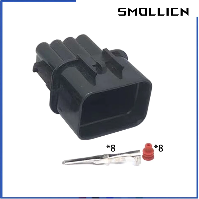 1 Set 8 Pin Male Female Automotive Waterproof Connector Housing Plug Headlight Socket PB625-08027 PB621-08020