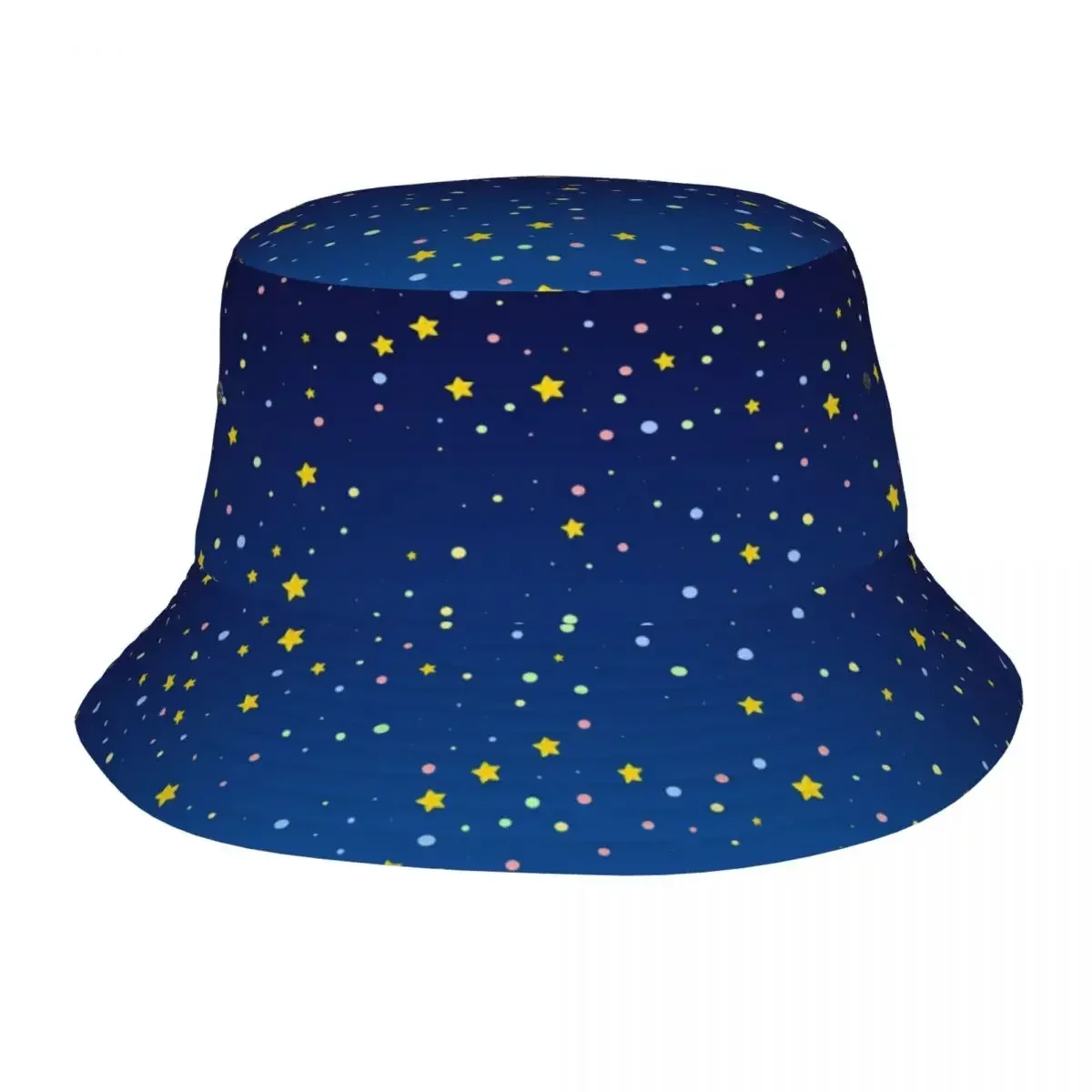 Gorra de pescador de estrellas brillantes, Gorras de Hip Hop, sombrero de cubo con estampado Unisex para verano, jardinería al aire libre, playa, Camping, senderismo, Gorras de pesca
