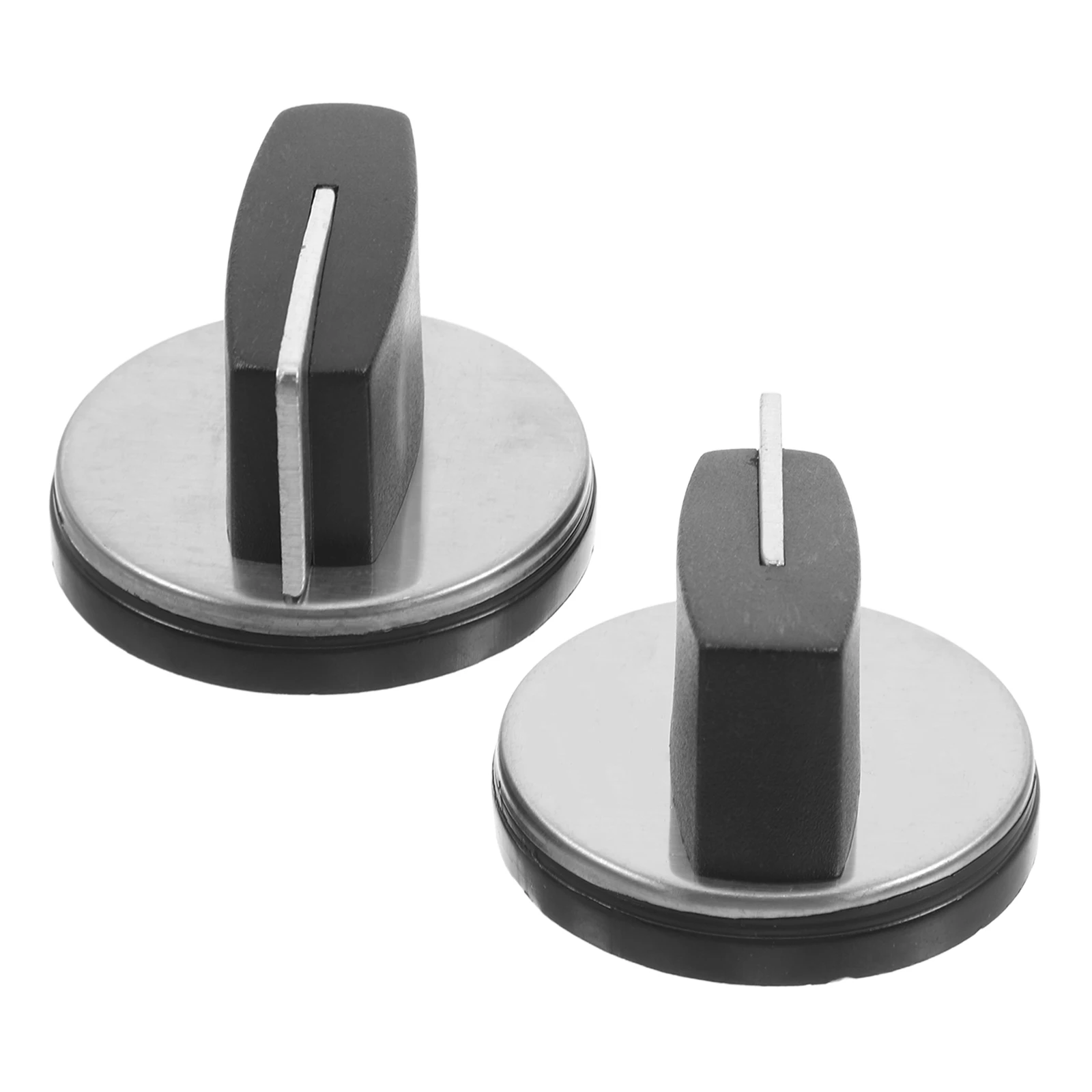 

2pcs Gas Stove Knobs Plastic Heat Resistant Twist Switch Accessories Durable Easy Install for Kitchen Oven Burner BBQ Grill