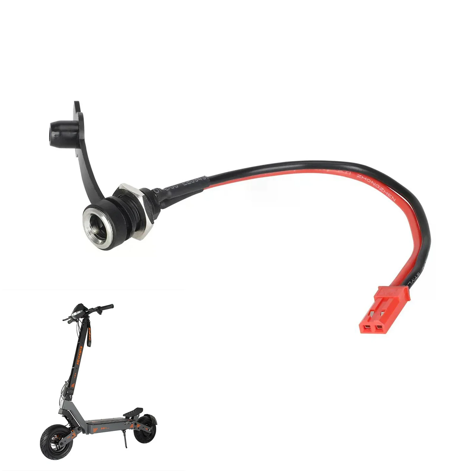 Porta de Carregamento DC 5.5x2.1mm de Substituição para Patinete Elétrico KuKirin G3 G4