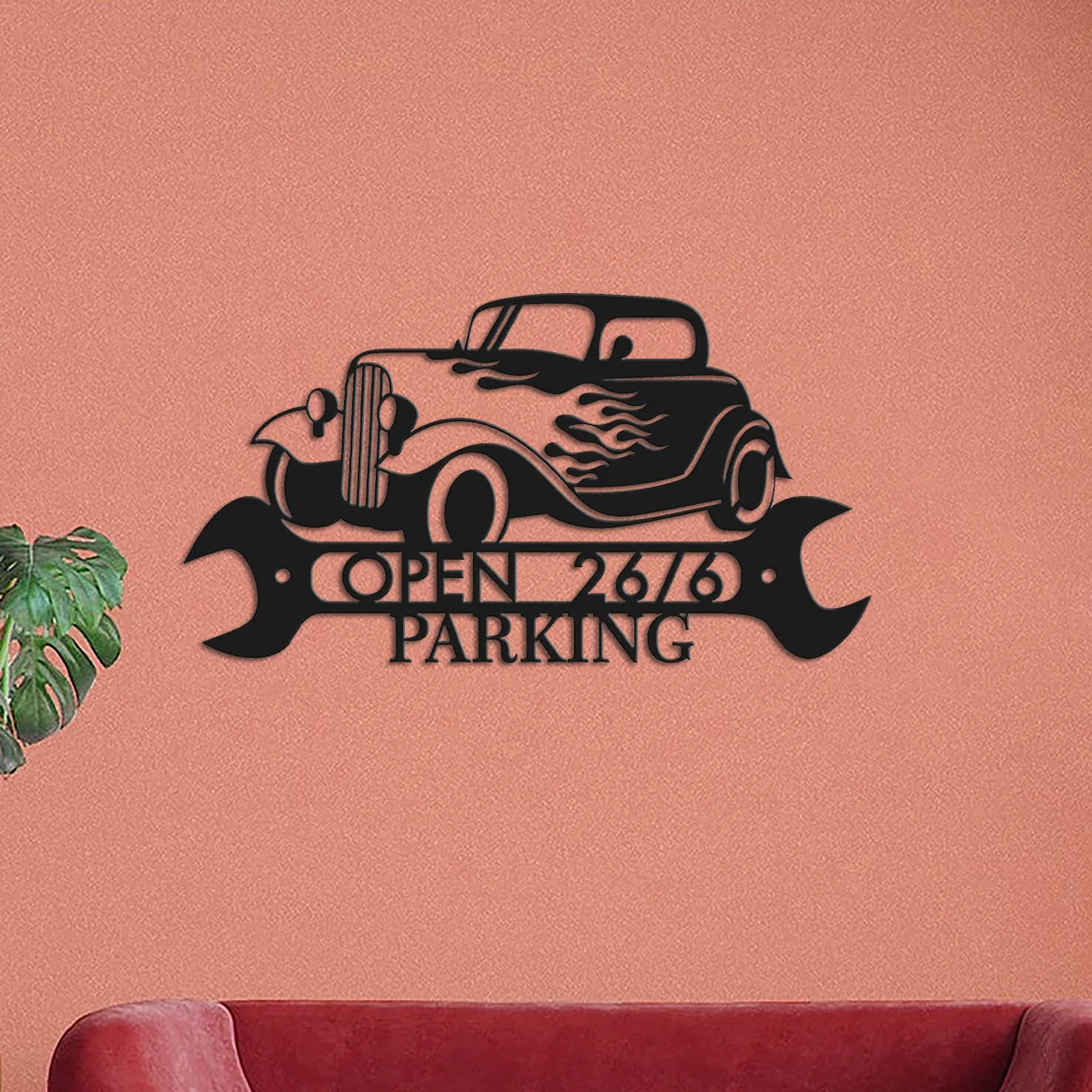 

Custom Hot Rod Shop Steel Sign, Hot Rod Car Metal Sign, Personalized Gifts, Garage Custom Sign, Man Cave Wall Sign