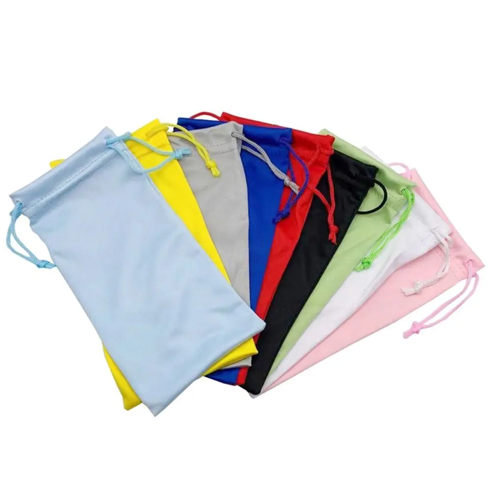 กระเป๋าหูรูดง่ายๆสำหรับผู้หญิงและผู้ชาย, กระเป๋าใส่แว่นกระเป๋าอ่านหนังสือไมโครไฟเบอร์เนื้อนุ่ม