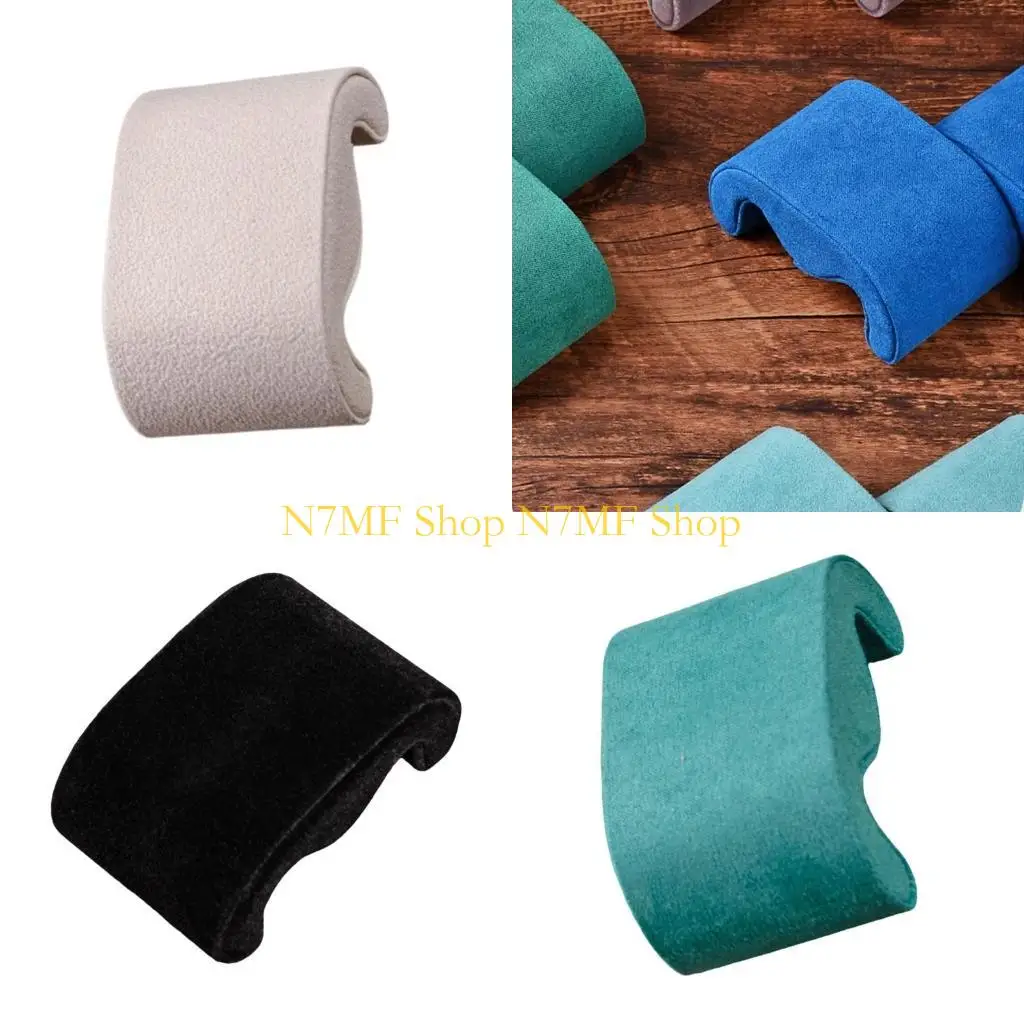 

N7MF Watch Pillows Soft Flannelette Cushion Watch Display Pad for Jewelry Display and Storage Suitable for Various Sizes