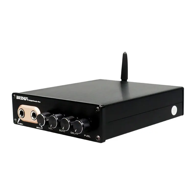 Усилитель звука BRZHIFI OF1 TP2399 TPA3250 HD Цифровой караоке усилитель 130 Вт * 2 BT 5,0 HiFi домашний кинотеатр