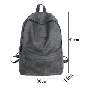 Pu Leder -Rucksack für Männer und Frauen, hochwertige Rucksäcke, Luxus -Designer -Rucksack, Reisetasche mit großer Kapazität 12 Hauptverkäufe Frauen -Rucksack großes Leder - №10