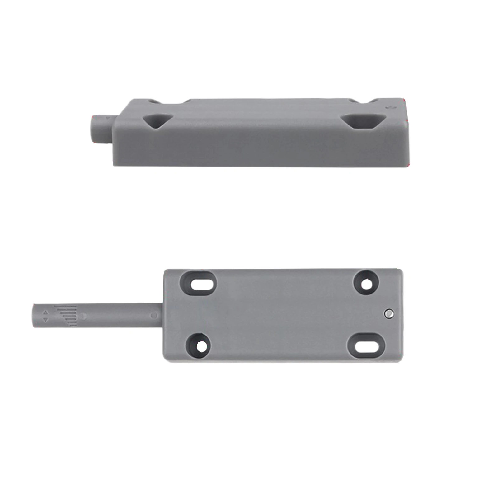 Cabinet Door Latch Alloy Door Catch Reliable Securely Closed Strong Aluminum Alloy No Shake Handle Plastic Material