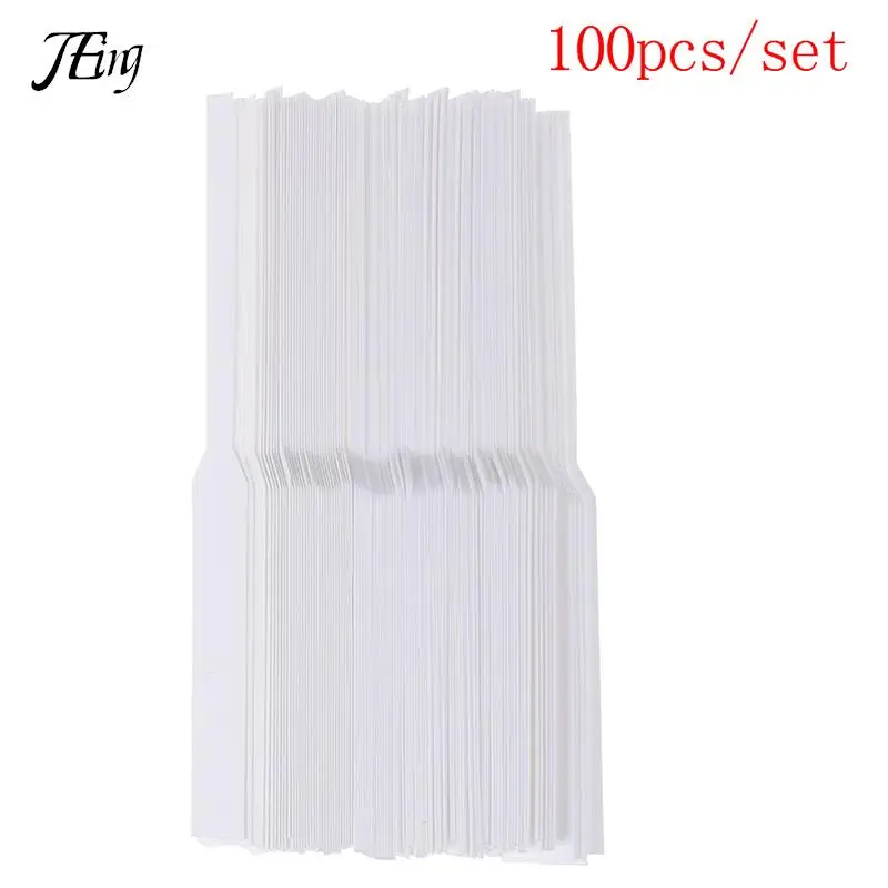 100 teile/paket Weiß Parfüm Ätherische Öle Test Papier Streifen Aromatherapie Duft Test Streifen 130*12mm