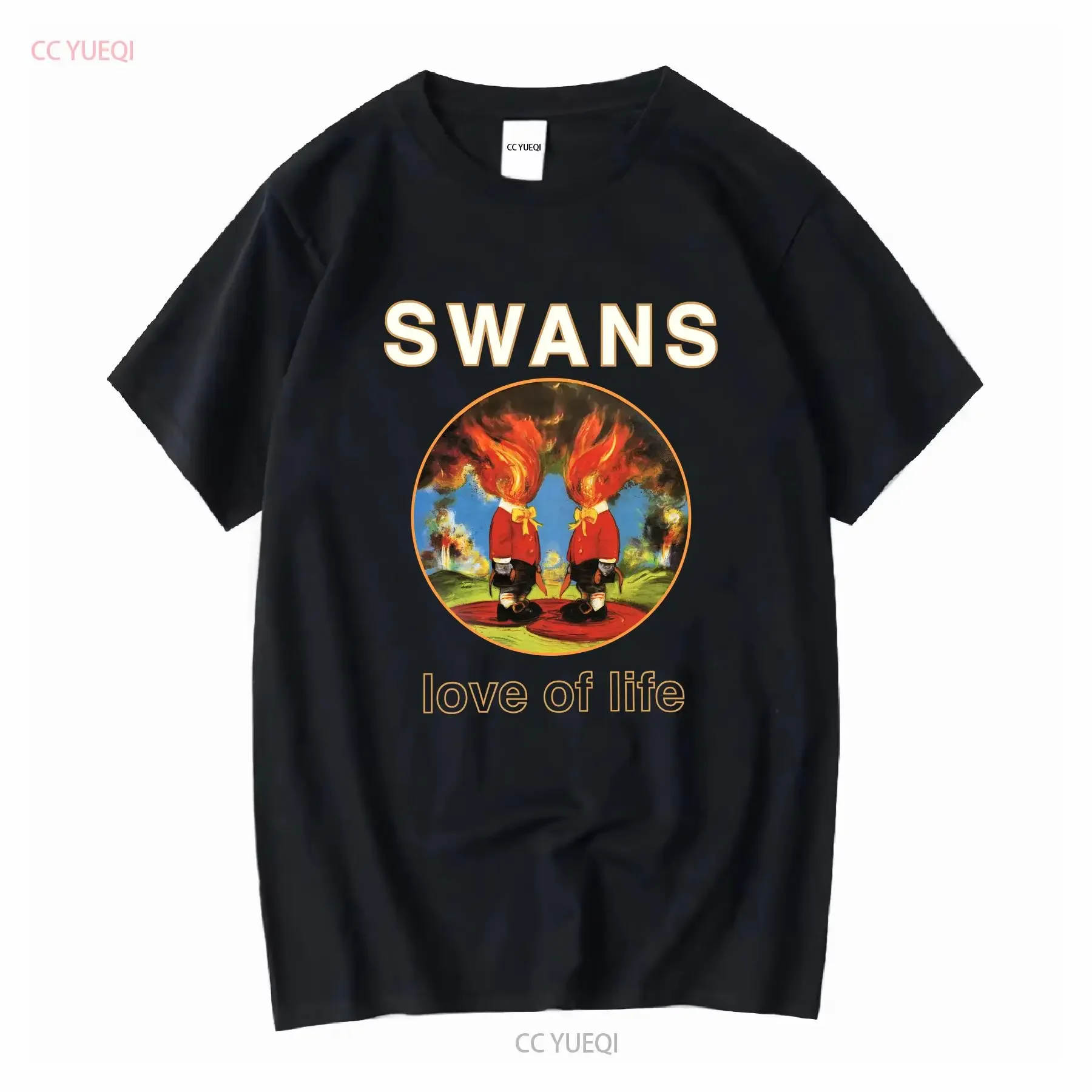 Swans Band Love of Life Track List T Shirt Full Size S 5XL BE2770 long or short sleeves vintage Washed designer clothes