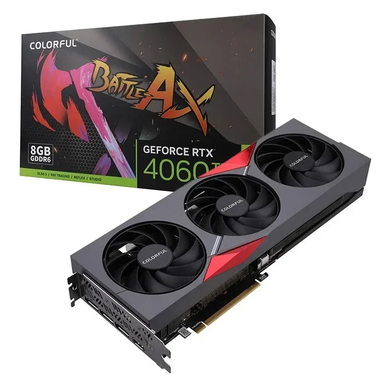 New colorful RTX GeForce RTX 4060 Ti three fan 8GB battle  For Desktop Game graphics cards rtx