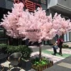 Simulation Cherry Blossom Peach Tree Large Fake Trees Wishing Tree Spring Art Gallery Display Decoration Living Room