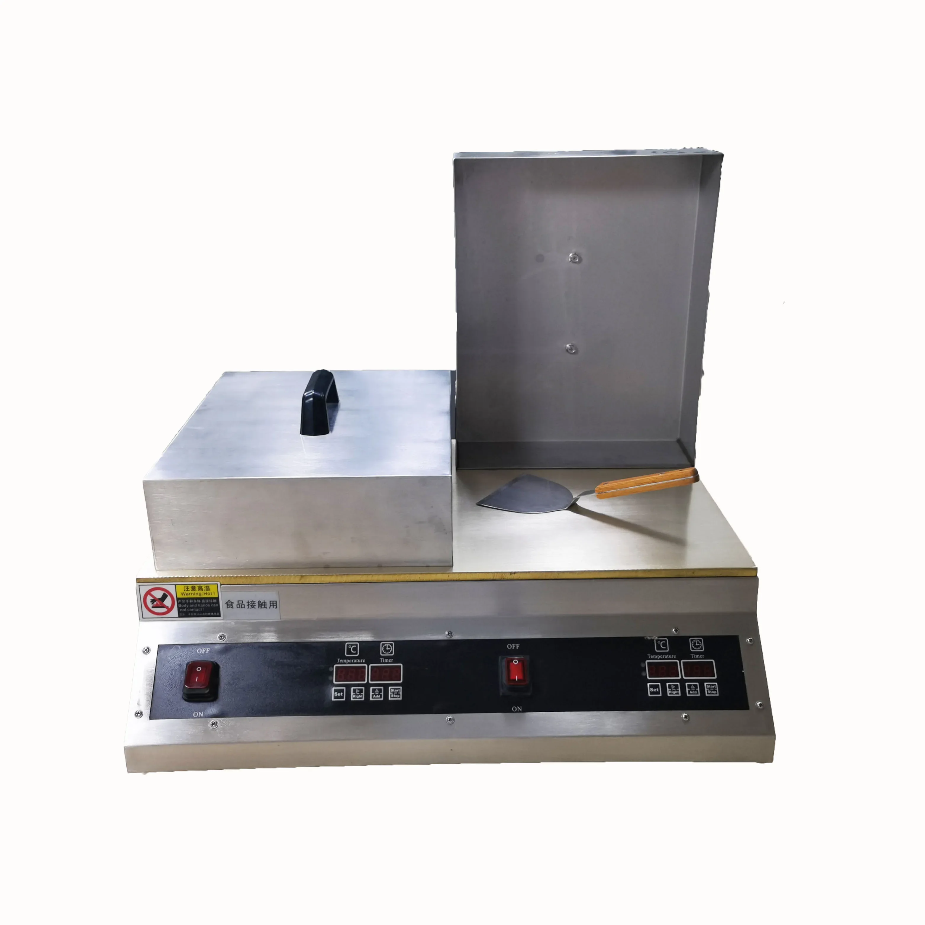 

Electric Digital Copper Plate Commercial Double Head Nonstick Souffle Pancake dorayaki machine Tool