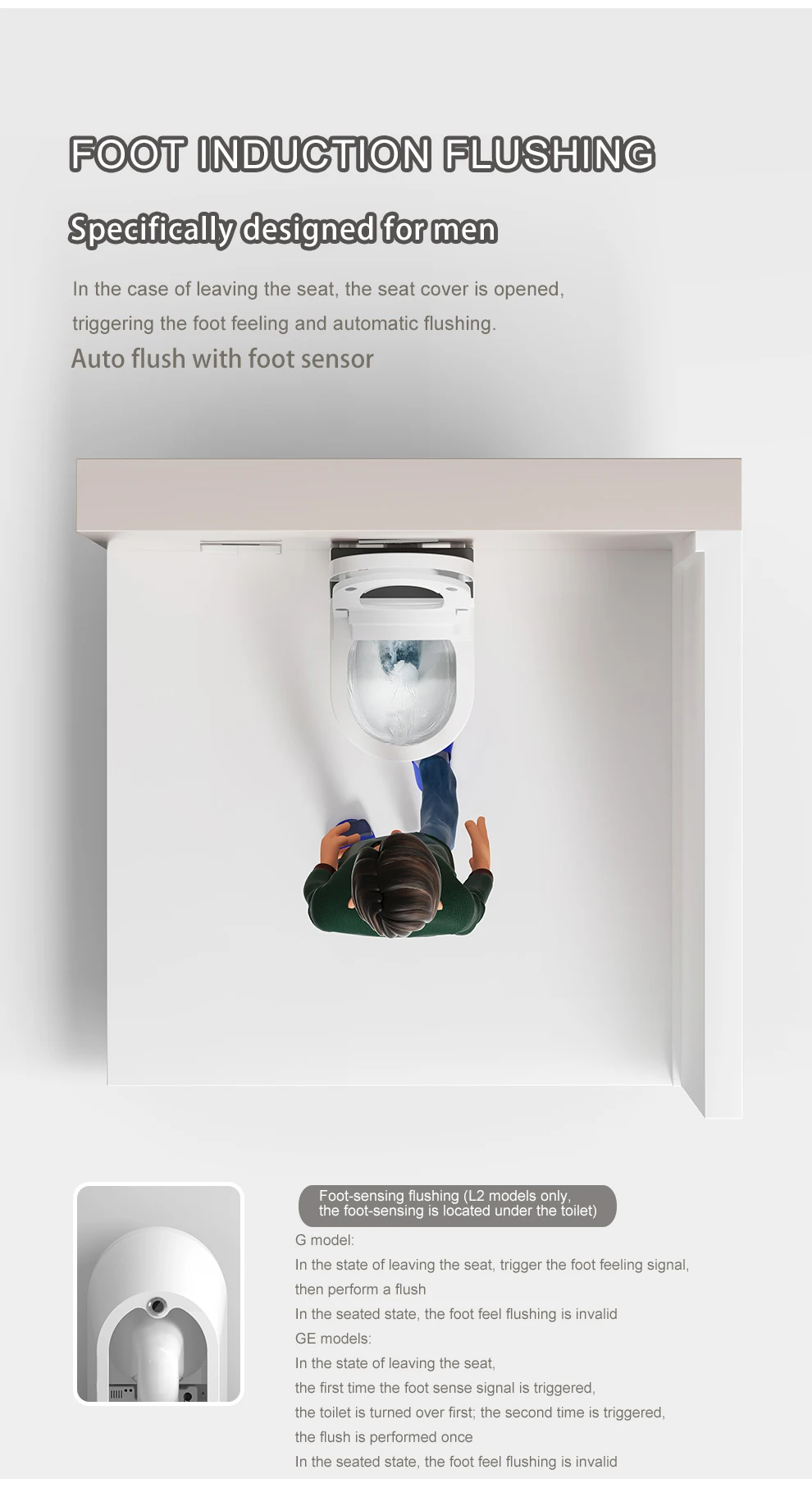 One Piece Auto Flush  Intelingent Bidet Concealed Cistern Included Wall Mounted Smart Toilet