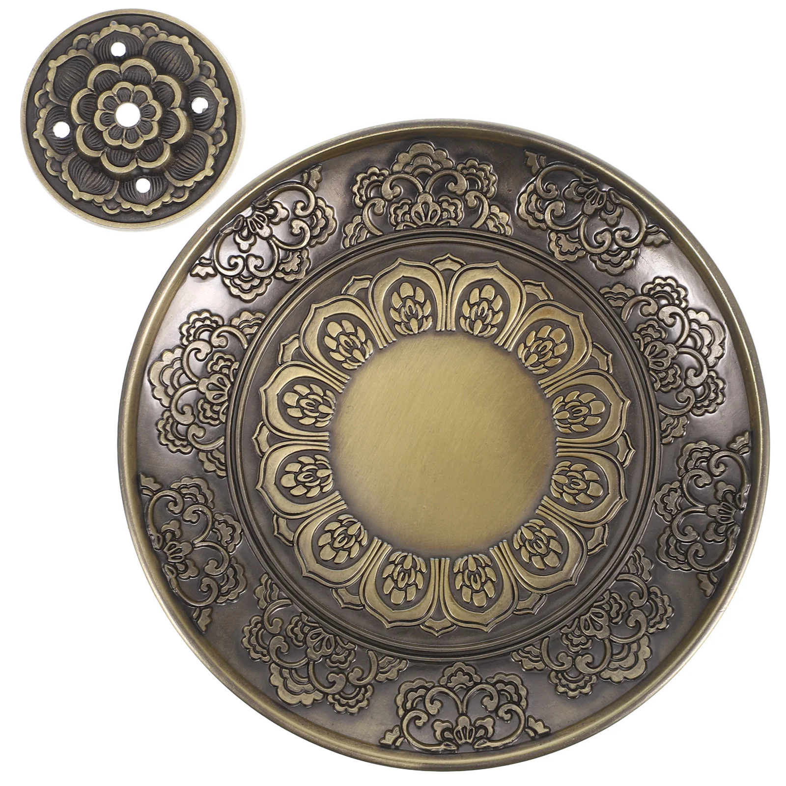 1 مجموعة سبائك الزنك البخور عصا حامل معدني لوتس تصميم الروائح الموقد للداخلية منعش حامل عصا البخور #6