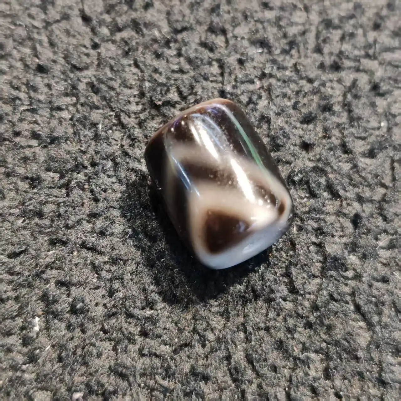 

10 Pcs Taiwan Grey Leather Penetrating Barrel Bead 14 * 11mm Agate Tianzhu Necklace Pendant Bracelet DIY Accessory Dzi