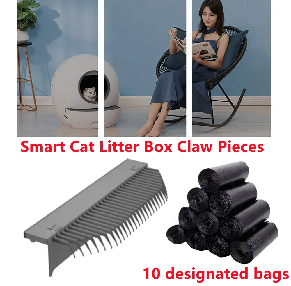 Pet Automatic Cat Litter Box Rake Garbage Bag Cat Litter Shovel Arenero Gato Grande Cat Toilet Accessories Cat Litter Scoop