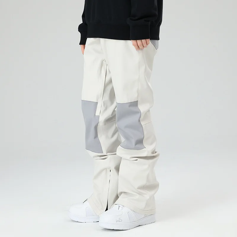 

SEARIPE 2025 Slim Fit Ski Pants for Men Women Waterproof Snowboard Pants Windproof Thermal Snow Pants for Outdoor Winter Sports