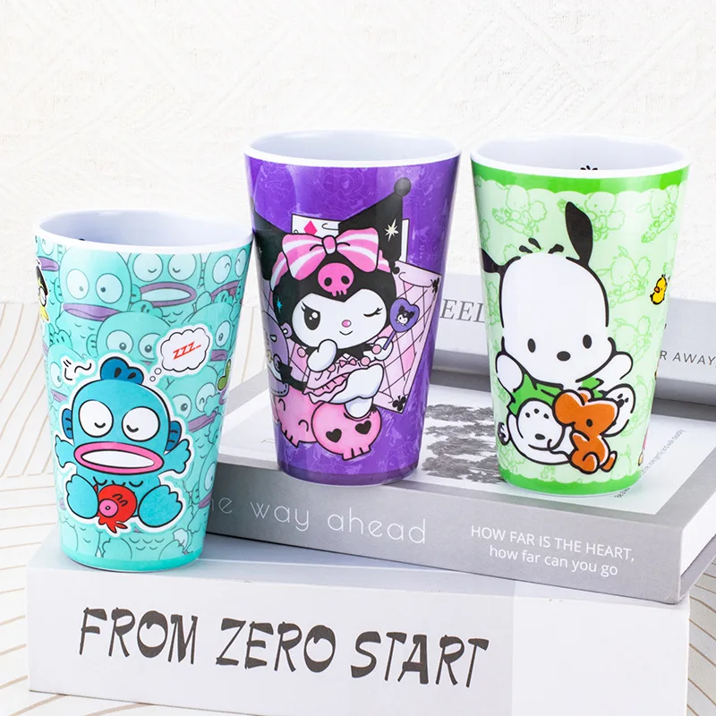 Kawaii Sanrio Cup Cartoon Anime Cute Girl Mouthwash Cup Toothbrush Cup Breakfast Drink Cup Children's Gift