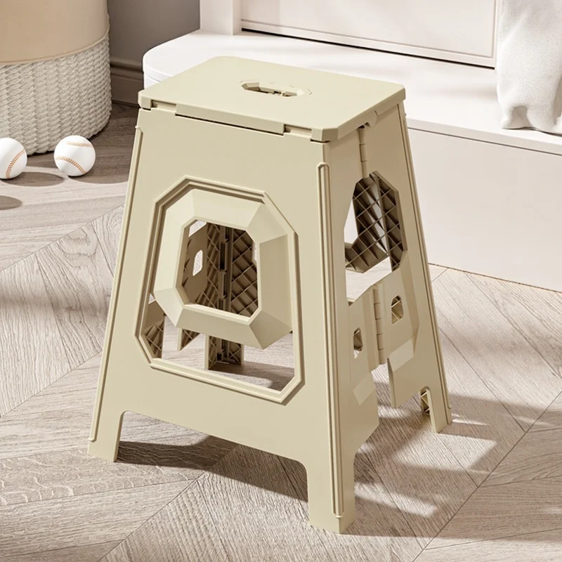 2 Step Folding Ladder Step Stool Home Kitchen Camping Durable Non Slip Furniture Portable  Thickened Foldable Plastic Stool New
