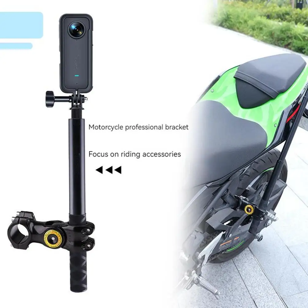 Xe Máy Chân Đế Camera Nhẹ Xe Đạp Tay Cầm Theo Dõi Đứng Cố Định Tương Thích Cho Bộ Máy 360 Một X2/X3