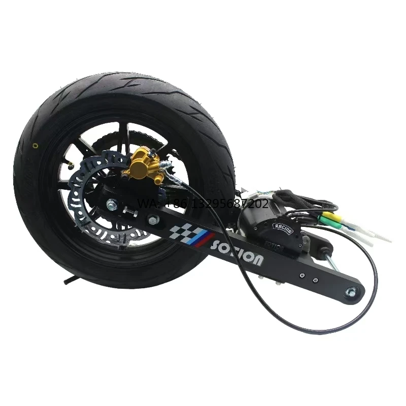 

Brushless Motor E Kit High Quality Mid Motor 5kw 72V 12inch Wheel Swingarm FW11