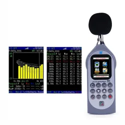 AWA5688 LCD Digital Audio Decibel Meter misuratore di livello sonoro analizzatore misuratore di livello del rumore Monitor del suono dB Meter 28 dB a 133 dB