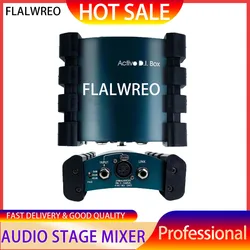 FLALWREO Professional Active DI Box, usado para gravação de guitarra, Stage Performance e Studio Room