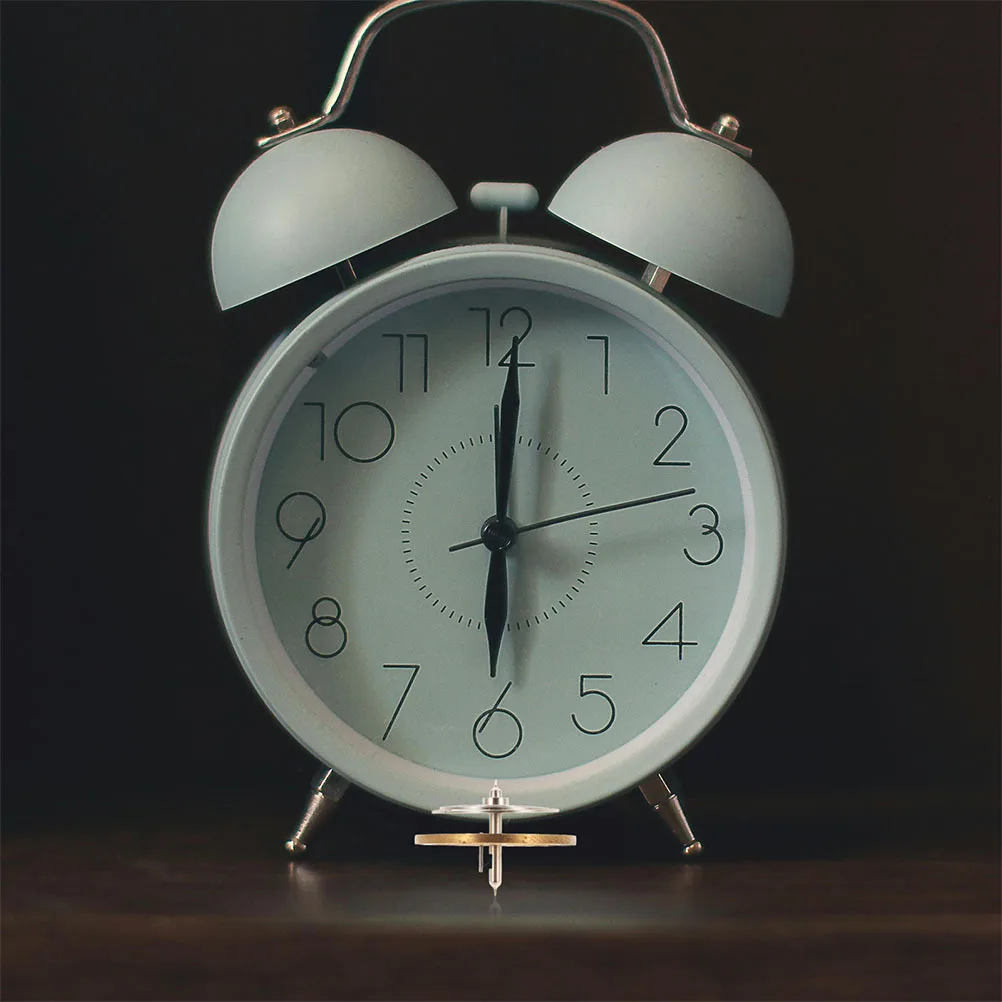 

2Pcs Wall Clock Movement Parts Universal Fit for Various Brands Models of Mechanical Alarm Clocks Clock Components Kit