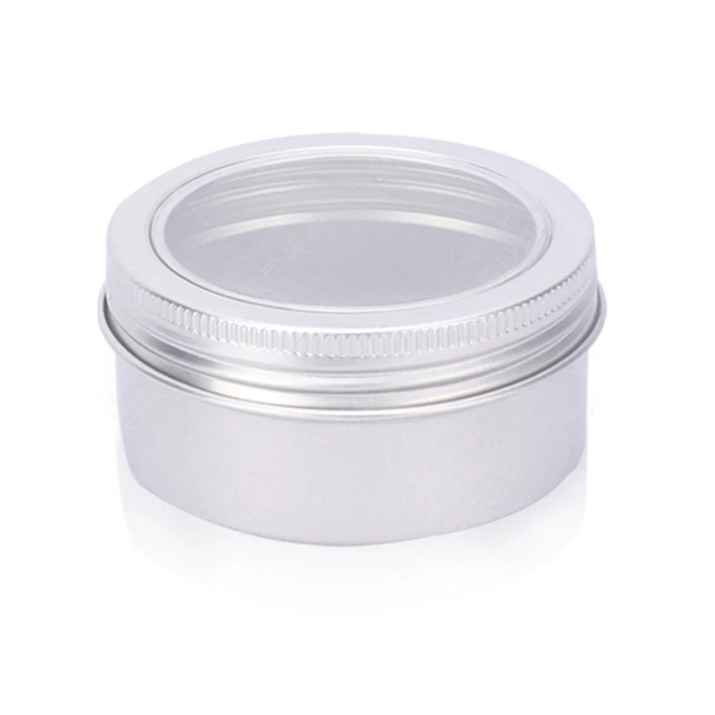

6pcs Mini Aluminium Candy Boxes Reusable Portable Containers For Travel Cosmetics Ointment Cream Storage Samples
