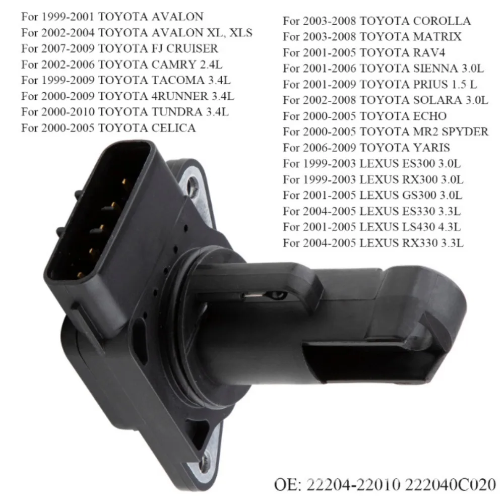 

22204-22010 for Toyota Camry 2002–2003-2004-2005-2006 Air Flow Sensor