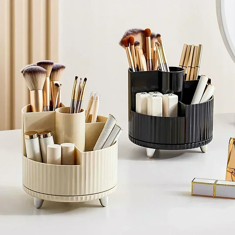 360° Large Bathroom for Storage Rotating Countertops,desk Capacity Holder Decor Vanity Container Brush Organizer Makeup Makeup