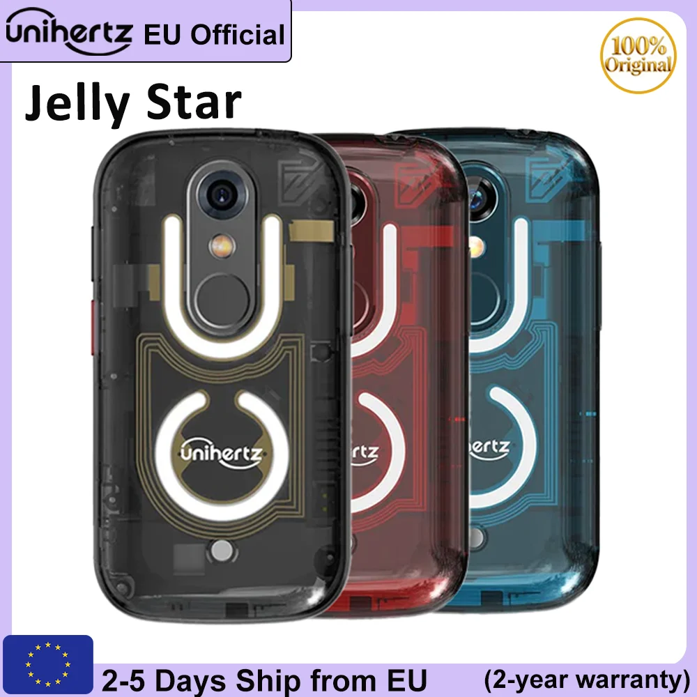 Unihertz Jelly Star Android 13 4G Version mondiale Smartphone 8GB RAM 256GB ROM double Nano SIM Bluetooth 5.3 48MP caméra 3 3 pouces