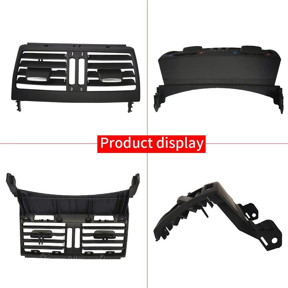 For BMW E70 E71 E72 Car Rear AC Air Vent Grille Panel Cover Replacement Accessory For BMW X5 X6 2007-2013