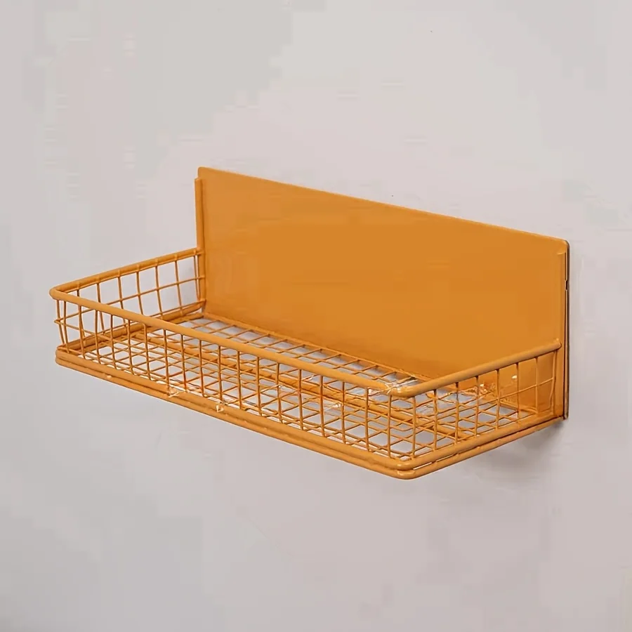 1PC Magnetic Side Storage Rack, No Drill Installation Spice Shelf for Refrigerator & Washing Machine