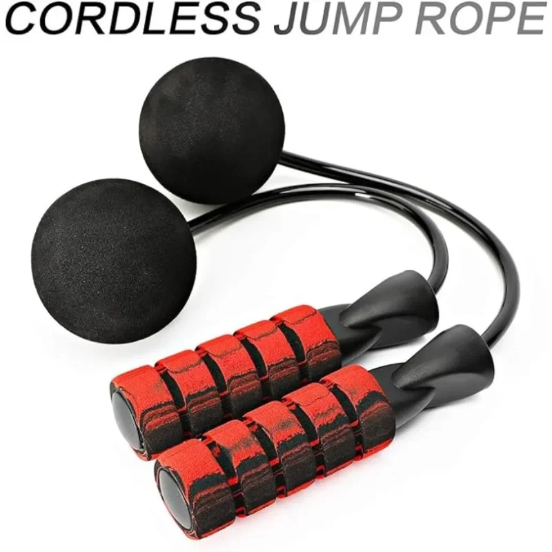 Crossfit Cordless Ropes To Jump Portable Fitness Equipment Diet and Weight Loss Home Gym Aerobics Sports Adult Fitness Training