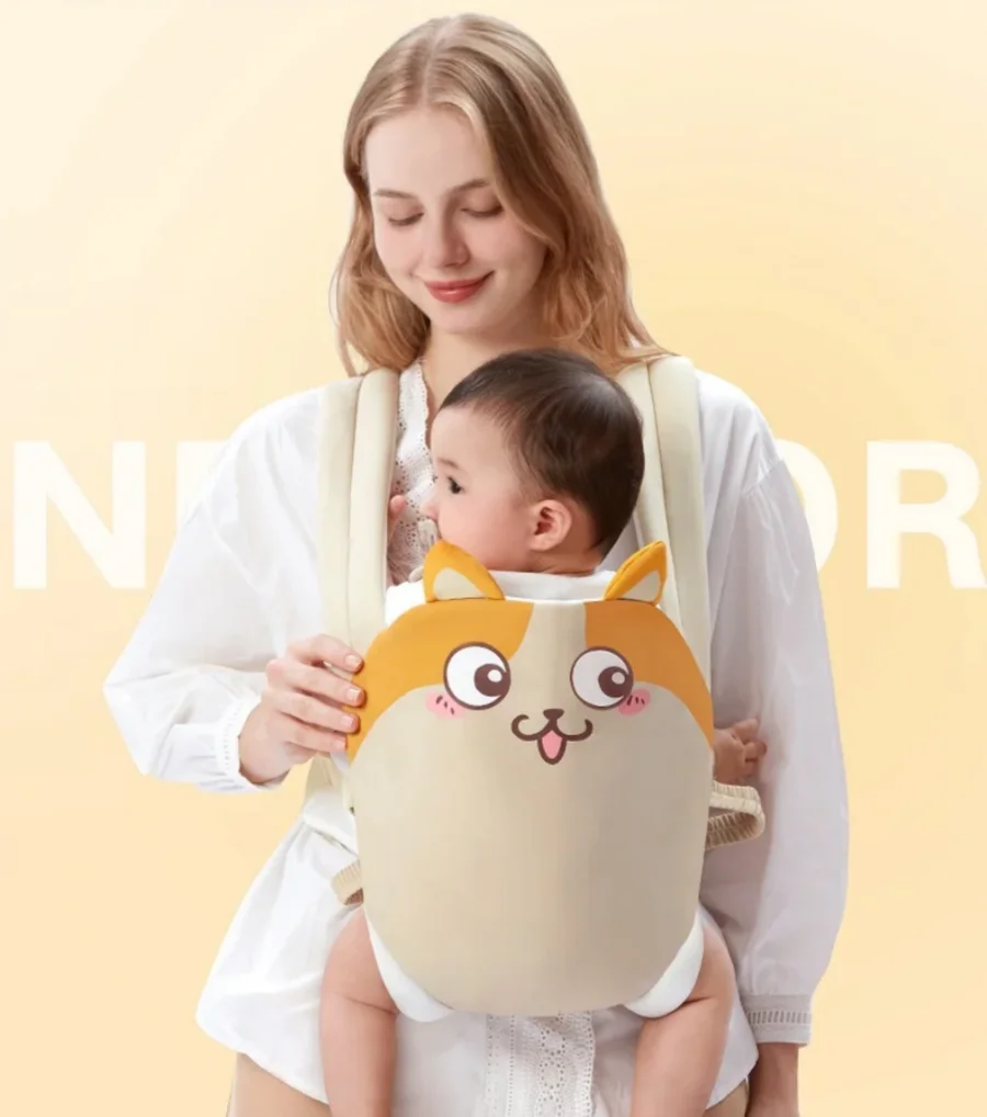 4 In 1 Multifunction Baby Carrier Front Facing Infant Sling Wrap Baby Kangaroo Bag Washable Lumbar Stool Baby Carrier Strap