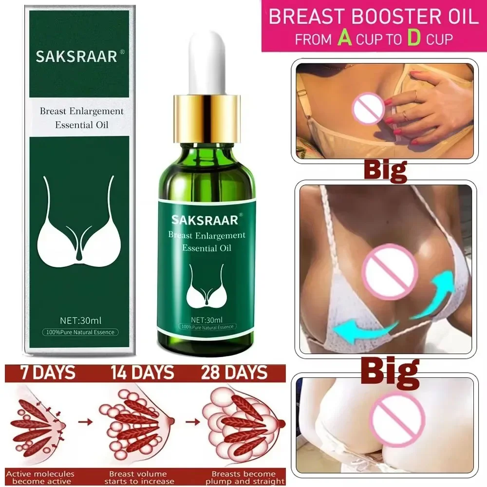 Breast Enlargement Essential Oil Chest Enhancement Bust Plump Up Growth Enlarging Oil Boobs Bigger Lift Firming Breast Enlarge